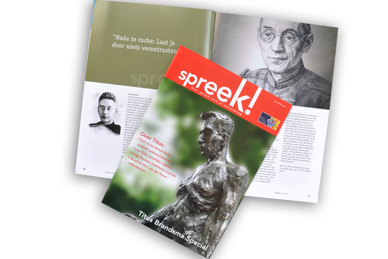 spreek, het tijdschrift van het bisdom Groningen|Friesland staat geheel in het teken van Titus Brandsma