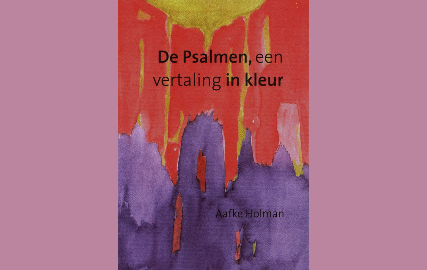 boekkaft van de psalmen in kleur ©Aafke Holman
