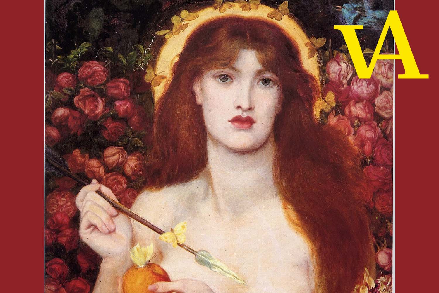 Dante Gabriel Rossetti, Venus Verticordia (detail), 1864-1868, Russell-Cotes Art Gallery and Museum, Bournemouth © afbeelding van internet